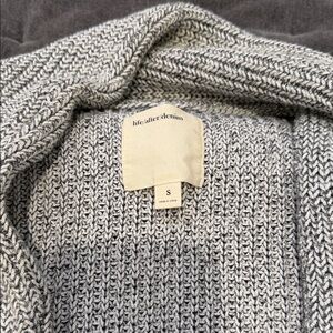 Life After Denim Black and White Cardigan